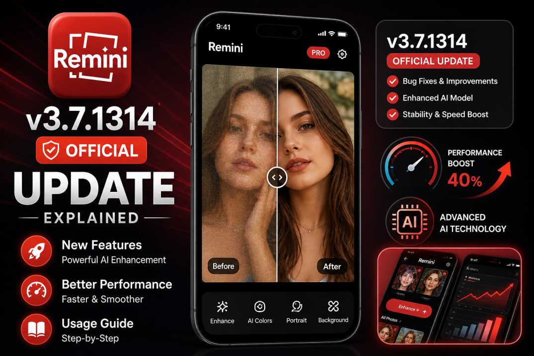Official Remini v3.7.1314 Update Explained – Features, Performance & Usage Guide